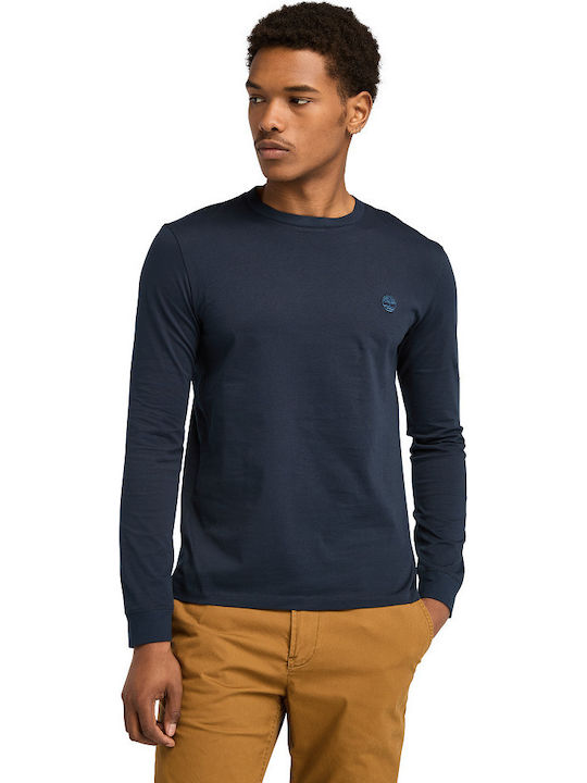 Dunstan River Long Sleeve Blouse Navy Blue