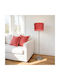 Oxygen Houses Base Floor Lamp H165cm. with Socket for Bulb E27 Red