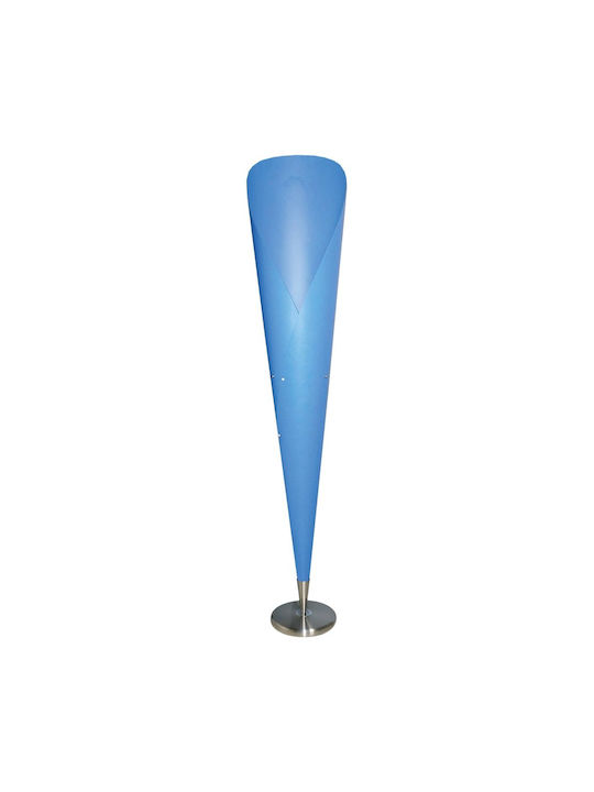 Gekas Floor Lamp H155cm. with Socket for Bulb E27 Blue