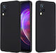 Vivo Back Cover Σιλικόνης Μαύρο (Vivo V21 5G)