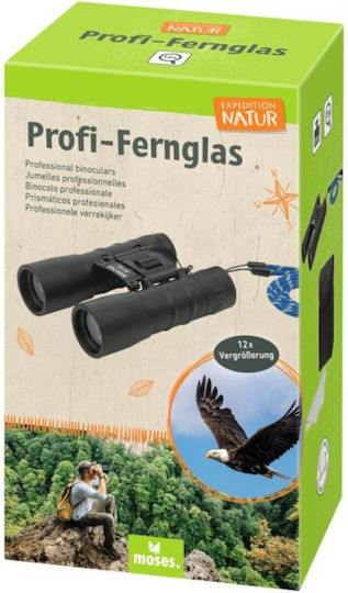 Moses Spionagespielzeug Ferngläser Schwarz 12x