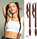 Coada De Cal Din Păr Sintetic Cu Elastic Împletituri Nuanță Blondă Întunecată Cod 6#