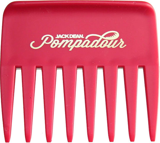 Jack Dean Pompadour Χτένα Μαλλιών Κόκκινη