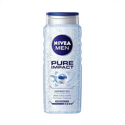 Nivea Men Pure Impact Αναζωογονητικό Shower Gel...