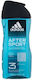 adidas After Sport 3 În 1 Gel De Duș Pentru Bărbați Miros Citrice 250ml