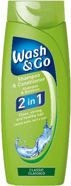 Wash & Go 2In1 Classic Σαμπουάν Ενυδάτωσης για Κανονικά Μαλλιά 400ml