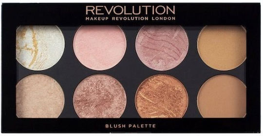 Revolution Beauty Παλέτα με Ρουζ Golden Sugar 13gr