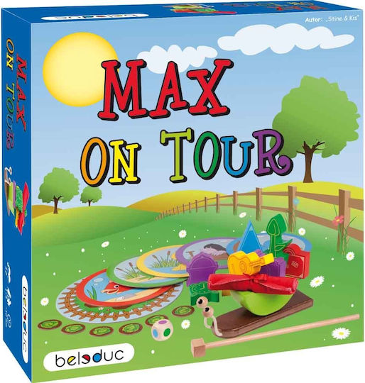 Joc de Societate The Journey of Max the Snail pentru 1-4 Jucători 3+ Ani (EN) Beleduc