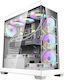 Darkflash DS900 + 7 ARGB Fans Gaming Midi Tower Computer Case with Window Panel White