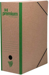 Premium Кутия за файлове с ластик 36x12x26см. Зелен 1бр Premium Кутия за файлове с ластик 36x12x26см. Зелен 1бр