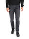 Men's Jeans Pants with Slim Tapered Fit Black