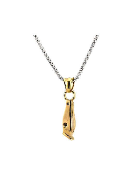 Goldsmith Necklace from Gold Plated Steel