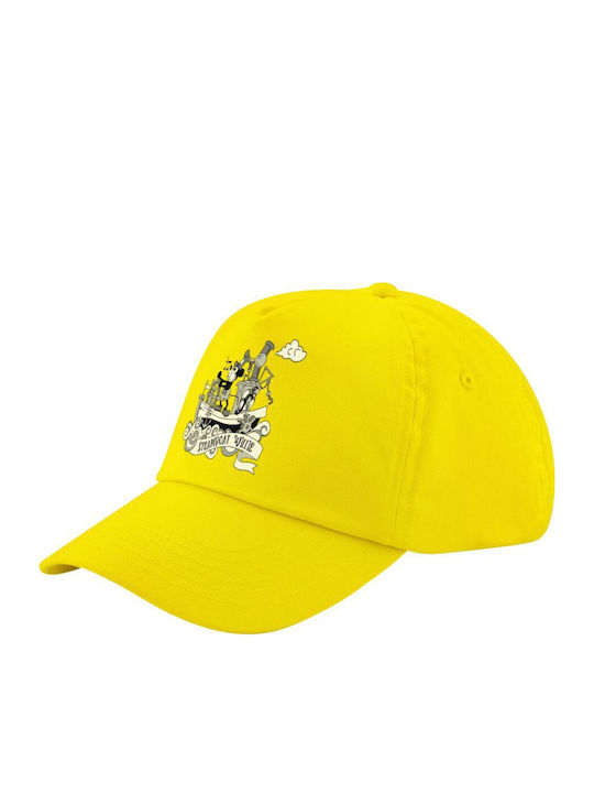 Koupakoupa Kids' Hat Jockey Fabric Steamboat Ye...