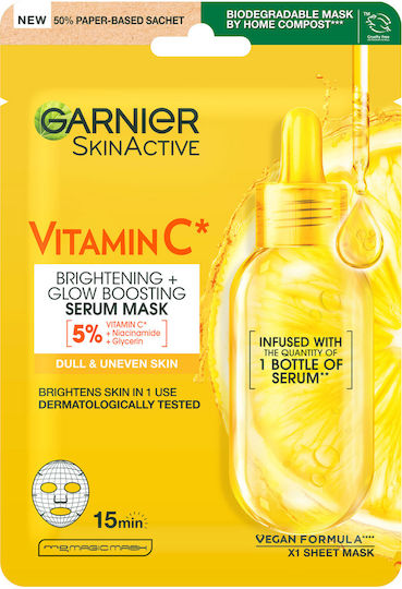Garnier Skin Active Vitamin C Super Hydrating & Brightening Sheet Mask 28gr