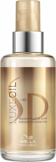 Wella Luxe Oil Reconstructive Elixir Hair Oil for Repair with Keratin 100ml