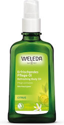 Weleda Citrus Refreshing Βιολογικό Αμυγδαλέλαιο για Μασάζ 100ml