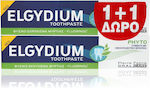 Elgydium Phyto Pastă de dinți împotriva plăcii dentare 2x75ml