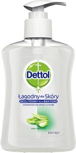 Dettol Aloe Vera and Vitamin E Liquid Soap Soft on Skin Hard on Dirt 250ml