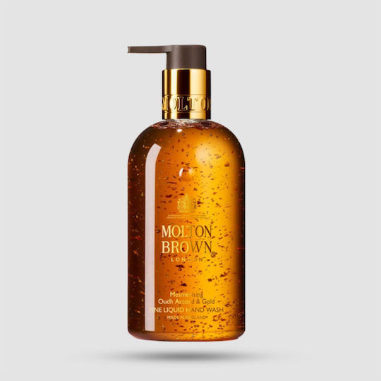 Molton Brown Mesmerising Oudh Accord & Gold Fine Liquid Hand Wa Κρεμοσάπουνο με Αντλία Μέλι 300ml