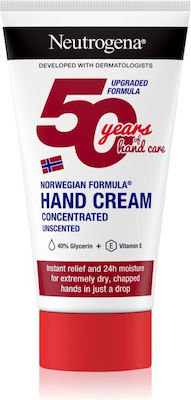 Neutrogena Concentrated Unscented Feuchtigkeitsspendende Handcreme 75ml