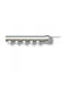 Anartisi Ilios Tapo One-Way Metallic Curtain Track Silver 200cm 513625-02