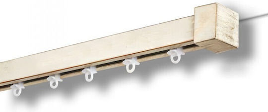 Anartisi Madison One-Way Metallic Curtain Track 400cm 513685-06