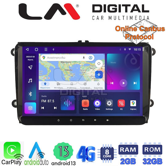 LM Digital Car Audio System for Volkswagen Amarok / Beetle / Caddy / Eos / Golf / Passat / Polo / Scirocco 2004-2015 (Bluetooth/USB/WiFi/GPS/Apple-Carplay/Android-Auto)
