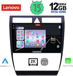 Lenovo Car Audio System for BMW X1 / X3 / X4 Audi A6 1998-2005 (Bluetooth/USB/AUX/WiFi/GPS/Apple-Carplay/Android-Auto) with Touch Screen 9"