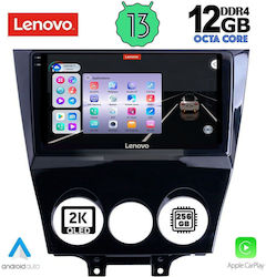 Lenovo Car-Audiosystem für BMW X1 / X3 / X4 Mazda RX-8 2008> (Bluetooth/USB/AUX/WiFi/GPS/Apple-Carplay/Android-Auto) mit Touchscreen 9"