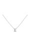 Necklace Diamondjools Lab Grown Diamond White Gold K14 P-73275 White Gold K14