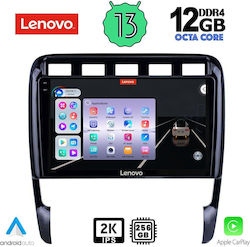 Lenovo Car Audio System for BMW X1 / X3 / X4 Porsche Cayenne 2002-2011 (Bluetooth/USB/AUX/WiFi/GPS/Apple-Carplay/Android-Auto) with Touch Screen 9"