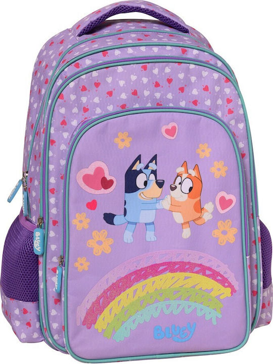 Graffiti Graffiti School Bag Backpack Elementary, Elementary in Lilac color 2024