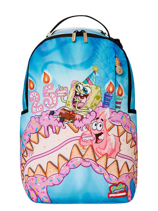 Sprayground Spongebobs 25th Anniversary Dlxsr Ghiozdan Școlar de Spate Scoala primara 21Litri