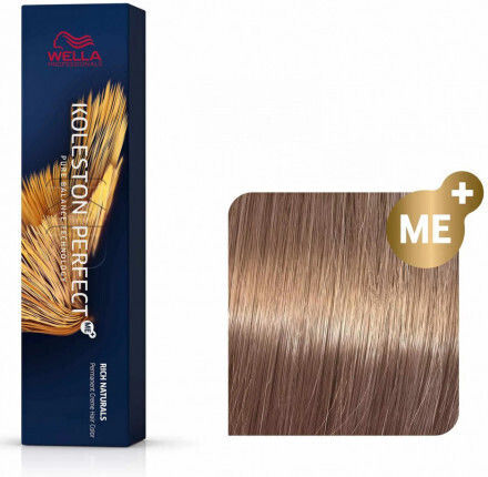 Wella Koleston Perfect Me+ Rich Naturals Βαφή Μαλλιών 8/38 Ξανθό Ανοιχτό Χρυσό Περλέ 60ml