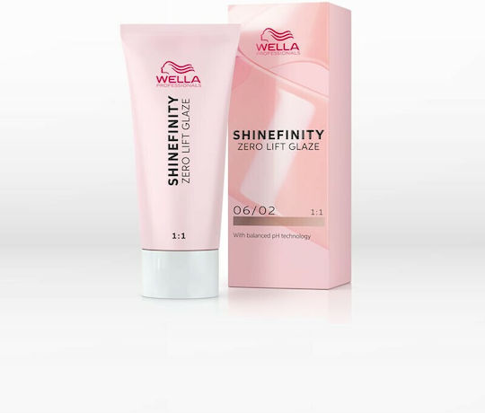 Wella Shinefinity Zero Lift Glaze Προσωρινή Βαφή Μαλλιών 06/02 Dark Sage 60ml