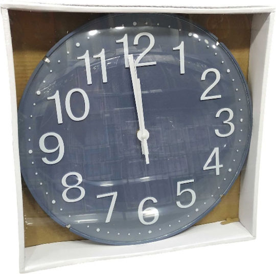 Wanduhr Kunststoff Gray 30x3.5cm