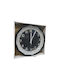 Wall Clock Plastic Black Ø30cm