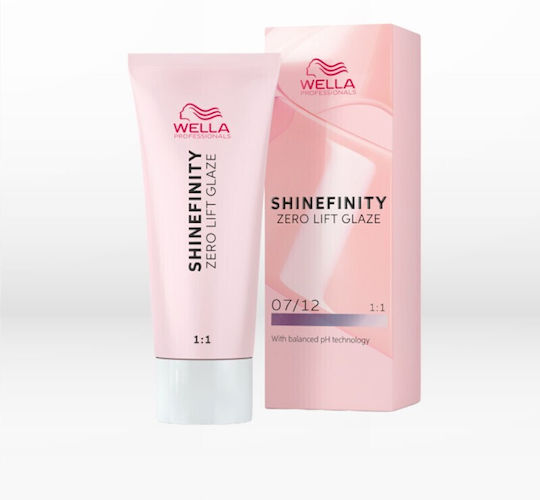 Wella Shinefinity Zero Lift Glaze Полуперманентна Боя За Коса 07/12 Хладен Гъбен 60мл