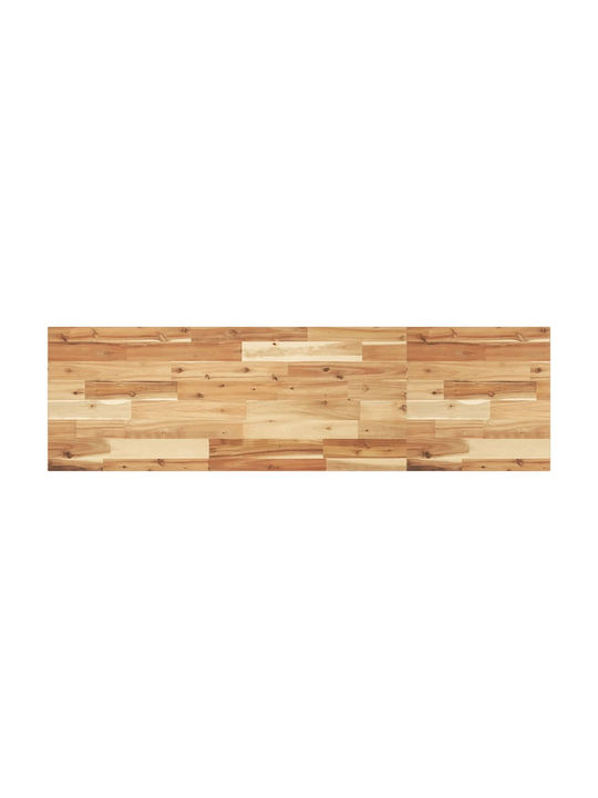 vidaXL Rectangular Raft de bibliotecă din Lemn Masiv Olive 120x40x2cm 3279563 1buc