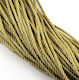 Schnürsenkel Metallisch Gold 3mm x 10m