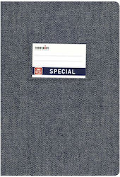 Typotrust Τετράδιο Ριγέ Β5 50 Φύλλων Jeans Μπλε