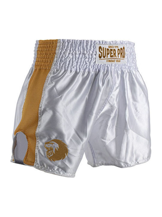 Superpro Ανδρικό Σορτσάκι Kick/Thai Boxing Λευκό