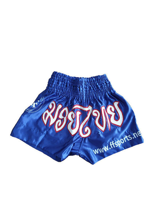 FFSports Men's Kick/Thai Boxing Shorts Blue