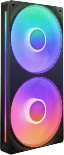 NZXT Ventilator Pentru Carcasă F240 Core (2400rpm / 75.12cfm) Cu Iluminare RGB Și Conexiune 4-Pin PWM / 4-Pin RGB NZXT