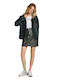 Angy Denim Mini Skirt Black