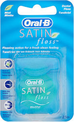 Oral-B Waxed Dental Floss with Mint Flavour & Handle Green 25m