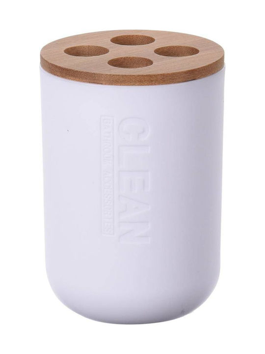 Bathroom Solutions Ποτηροθήκη Πλαστική Καφέ 8719987432729