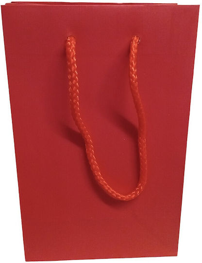 Papier Tasche für Geschenke Rot 18.5x12cm.