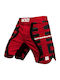 Wicked1 WK-FS23MSEK-RD MMA Shorts Red