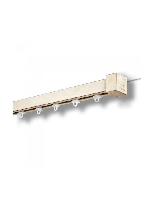 Anartisi Madison One-Way Metallic Curtain Track...